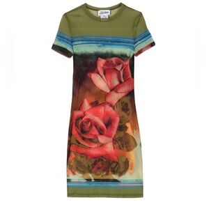 Jean Paul Gualtier mesh mini short sleeve dress